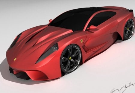 Ferrari Concept - ferrari, tuning, car, concept