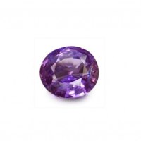 A RARE PURPLE SAPPHIRE GEM STONE