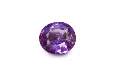 A RARE PURPLE SAPPHIRE GEM STONE - rare, colour, of sapphire