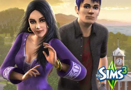 The Sims 3 - He and she - 3, ea, woman, games, sims, maxis, the, man