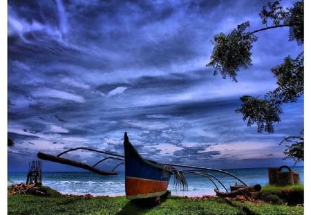 the boat - sky, boat