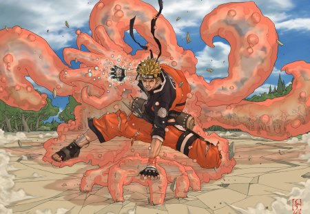 naruto angry nine tails