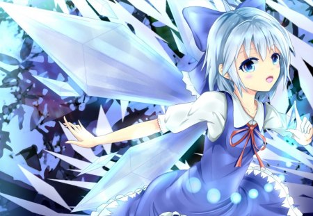 Crino New - game, touhou, girl, beauty, new, wall