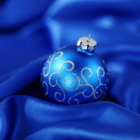 Blue Christmas Ball