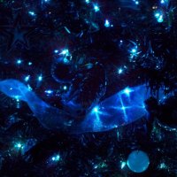 Blue Christmas Lights