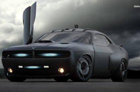 dodge army - skies, cars, dodge, black and white, race car, army