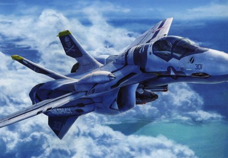 Valkyrie Fighter - macross, avion, robotech, valkyrie