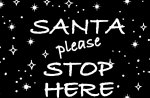 Santa, please, stop here