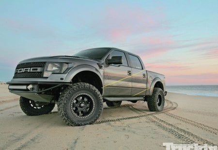 Baja-Ready Beast - truck, off road, ford, sand