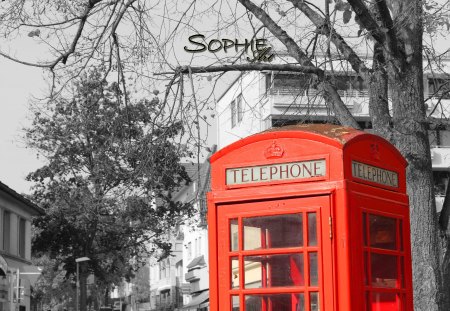 telephonecell - photography, london, telephone, box, cell, red phonebox