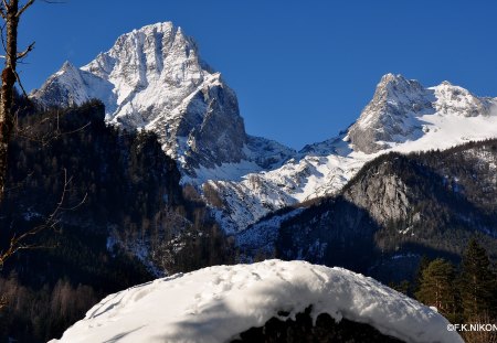 WINTER IN AUSTRIA - mountains, winter, berge, snow