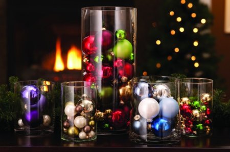 ๑♥๑ It's time for Christmas ๑♥๑ - warmth, shopping, holidays, faith, festive, hope, ornaments, atmosphere, fire place, forever, beautiful, believe, lovely, love, home sweet home, christmas, colorful, christmas tree, season, lights, glass