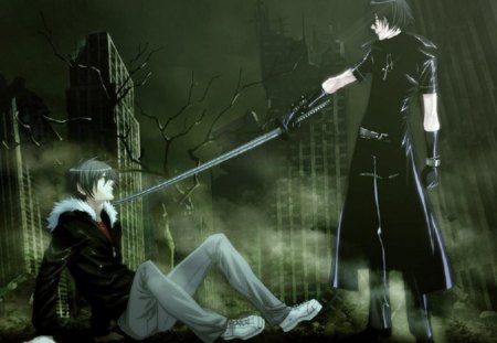 togainu no chi - sword, black, dark, cant think of a fourth