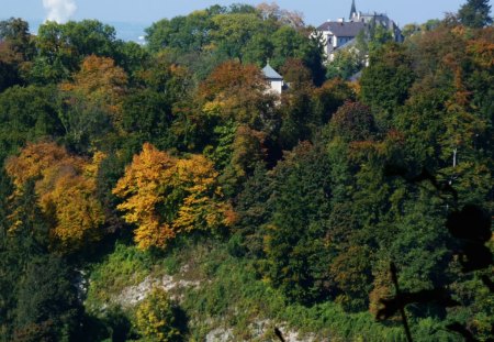 Salzburg - autumn - salzburg, austria, leaves, autumn