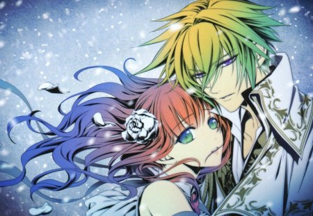 beast master and prince - play, girl, snow, boy, anime, manga