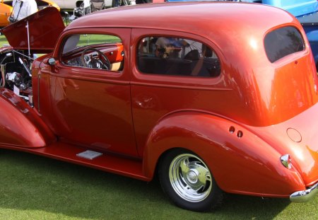 1936 Chevrolet - black, tires, photography, orange, chevrolet