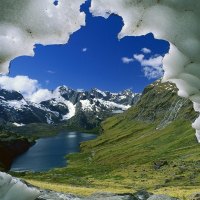 Fiordland National Park, Glacier, South Island, New Zealand