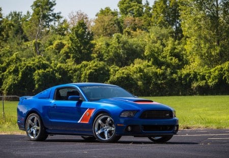 2013-Roush-Rs3-Premier-Edition - ford, blue, chrome wheels, 13