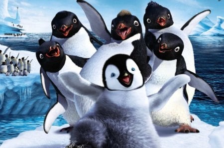 Happy-feet - movie, cartoons, penguins, funny