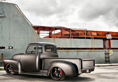 1950 Chevrolet 3100 - bowtie, classic, truck, gray