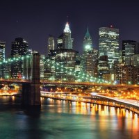 manhattan bridge, new york, usa