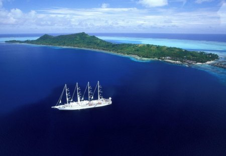 Bora Bora, French Polynesia - polynesia, french, bora