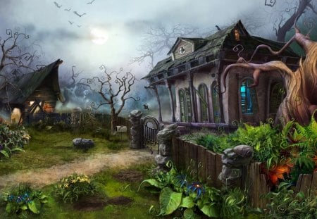 Creepy Ruins - cg, creepy, fantasy, ruins