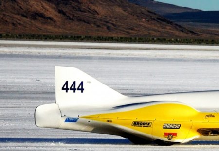 Salt Flat Racer - car, people, desert, technology, other, entertainment