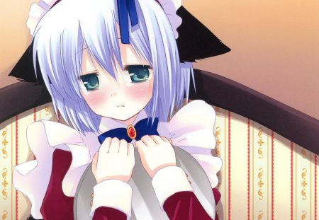 Anime - cute, anime, maids, blush