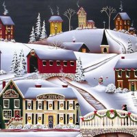 Winter village