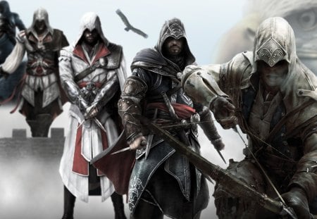 Assassins Creed - ezio, conor, altair, assassin