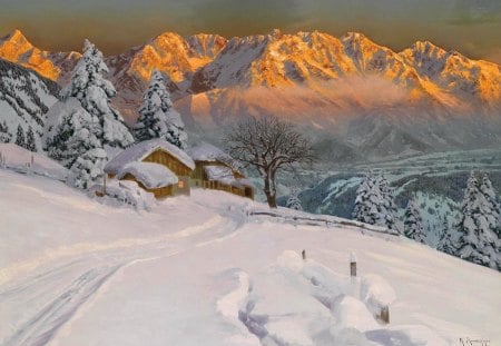 Alps at sunrise