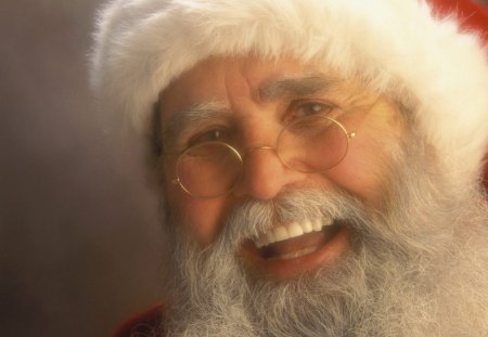 santa - santa, smile, xmas, jolly