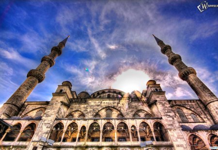 mosque - religious, islam, mosque, prayer