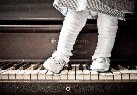 Piano - piano, girl, music, forte