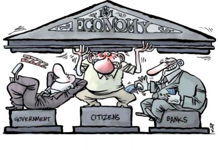 World economy - fun, crises, bank, funny, money, world