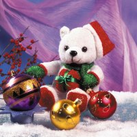 Christmas teddy bear