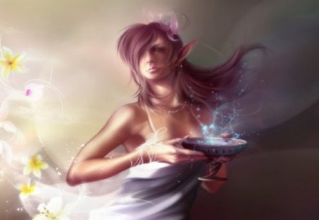 fairy girl - animation, fantasy, people, beautiful, photography, entertainment, other