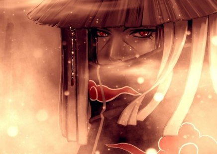 Itachi Uchiha - straw hat, dust, cant think of a fourth, warrior