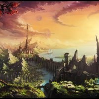 Fantasy landscape