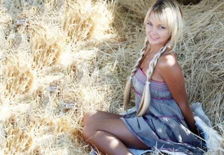 â™¥blonde girlâ™¥ - girl, people, blonde, sunny day