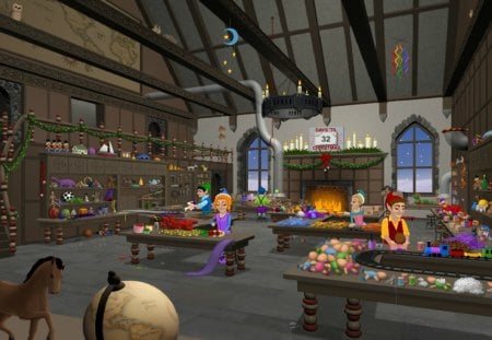 Santa's Workshop - elves, santas workshop, santas helpers, workshop, santas elves, santa workshop, christmas workshop