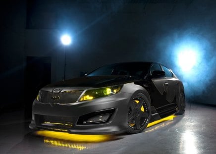 Batman-Themed Optima Sedan