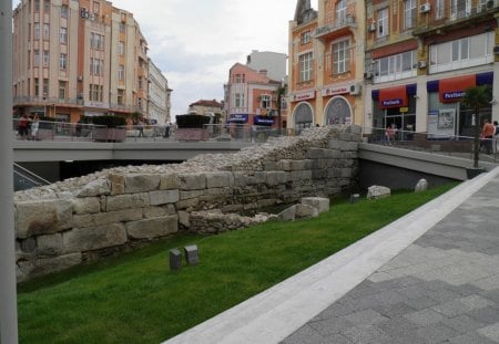 Roman Stadium in Plovdiv - ancient, plovdiv, stadium, roman, bulgaria, europe