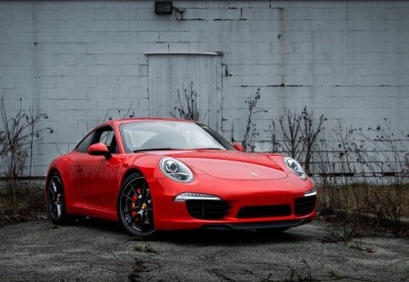 porsche - cars, speed, porsche, red