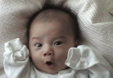 SURPRISE - face, cute, baby, surprise