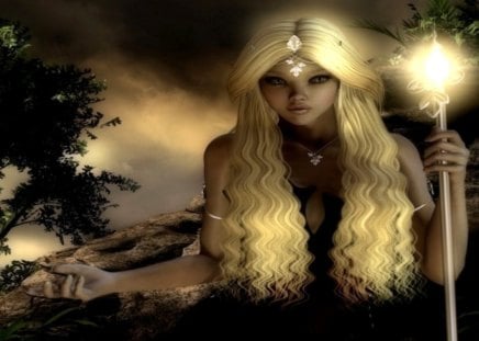 Blonde Beauty - beauty, fairy, fantasy, blonde