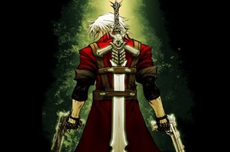 Devil Hunter Dante - gun, cool, dante, sword, devil may cry