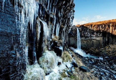 MOUNTAIN FLOW - rock, flow, landscape, waterfall, mountain