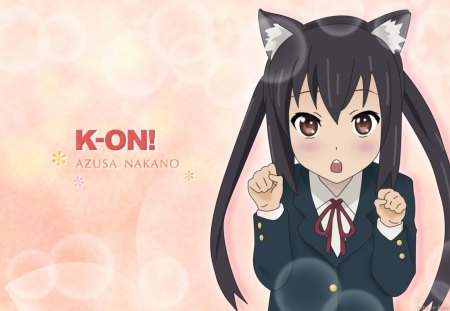 K-ON! Nakano Azusa - k-on, nakano azusa, Cat Ears, cant think of a fourth